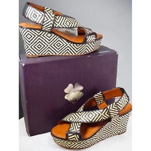 LUCKY BRAND Womens LK-KOKO Gun Metal Bomarzo Platform Sandals Shoes 9 M New